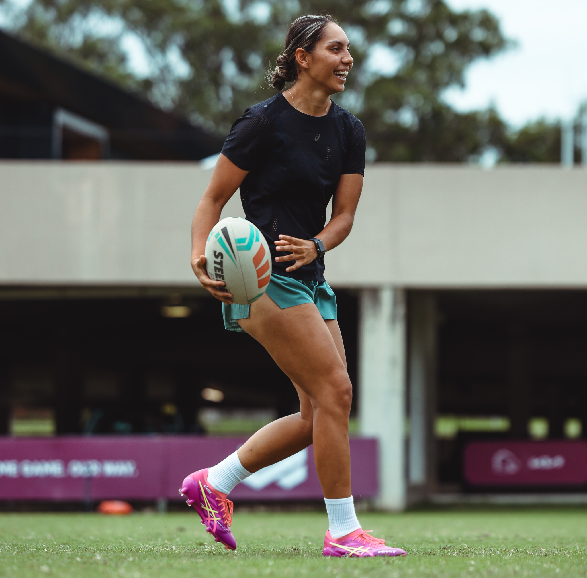 Montaya Hudson was a development player for the Broncos this year and represented Queensland in under-19 State of Origin.