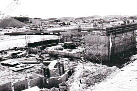 Work begins on the Mount Isa Civic Centre in 1972.