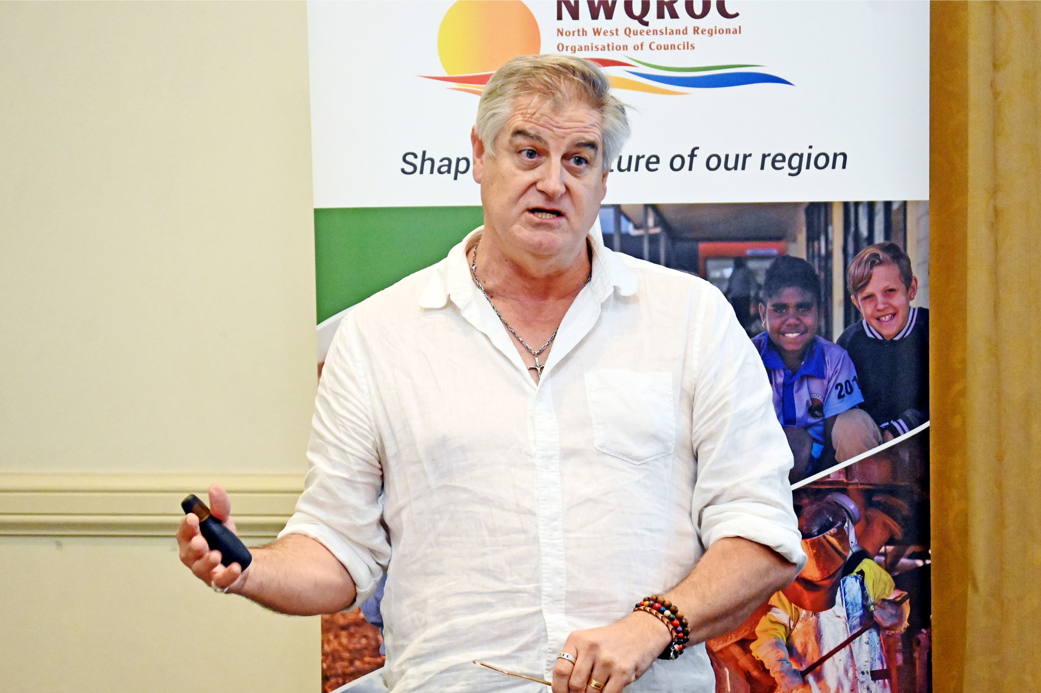 Gulf Savannah Development CEO Neil O’Brien in Mount Isa last month.
