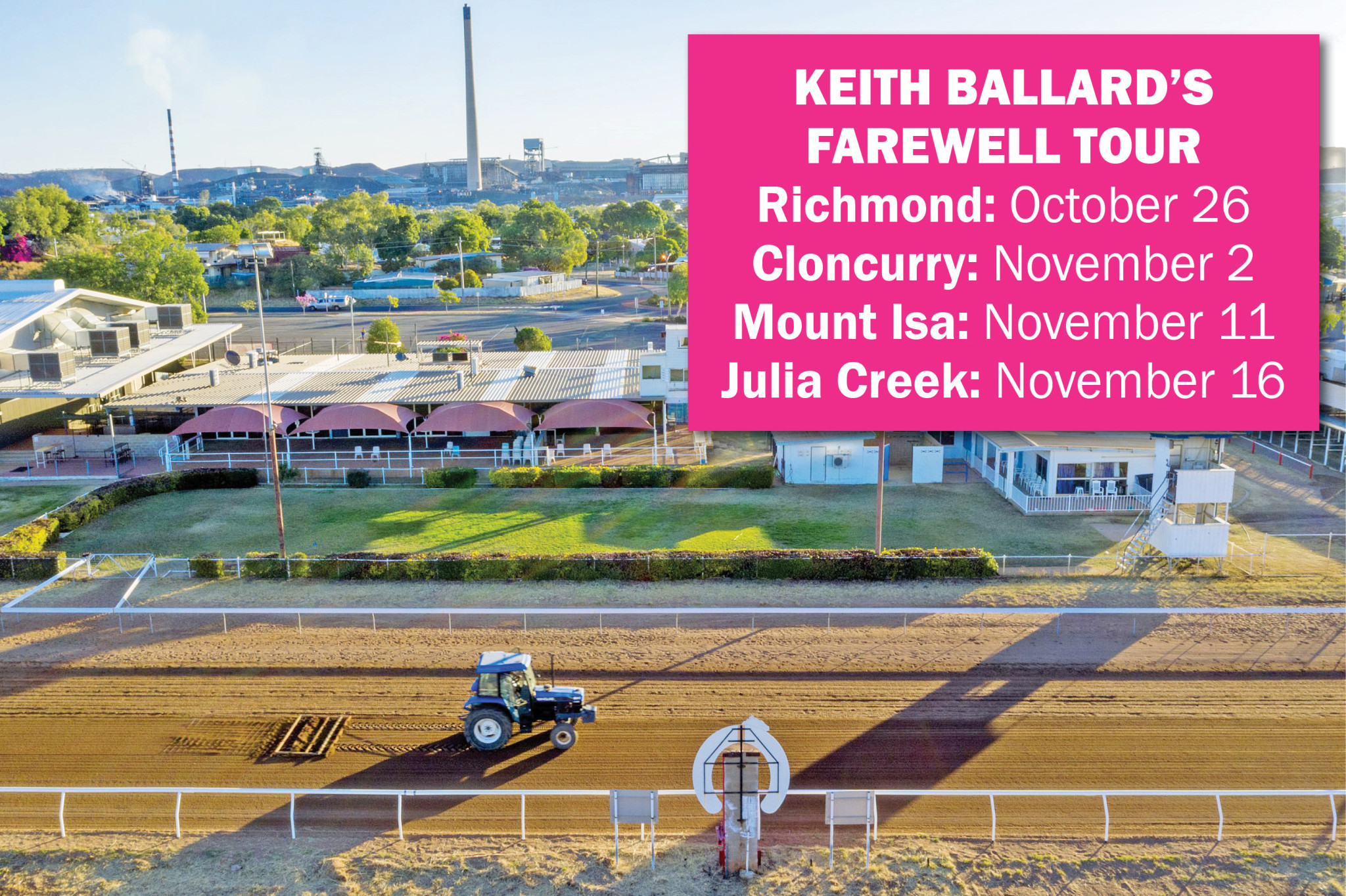 Keith Ballard will ride at four more meetings in the North West before retiring.