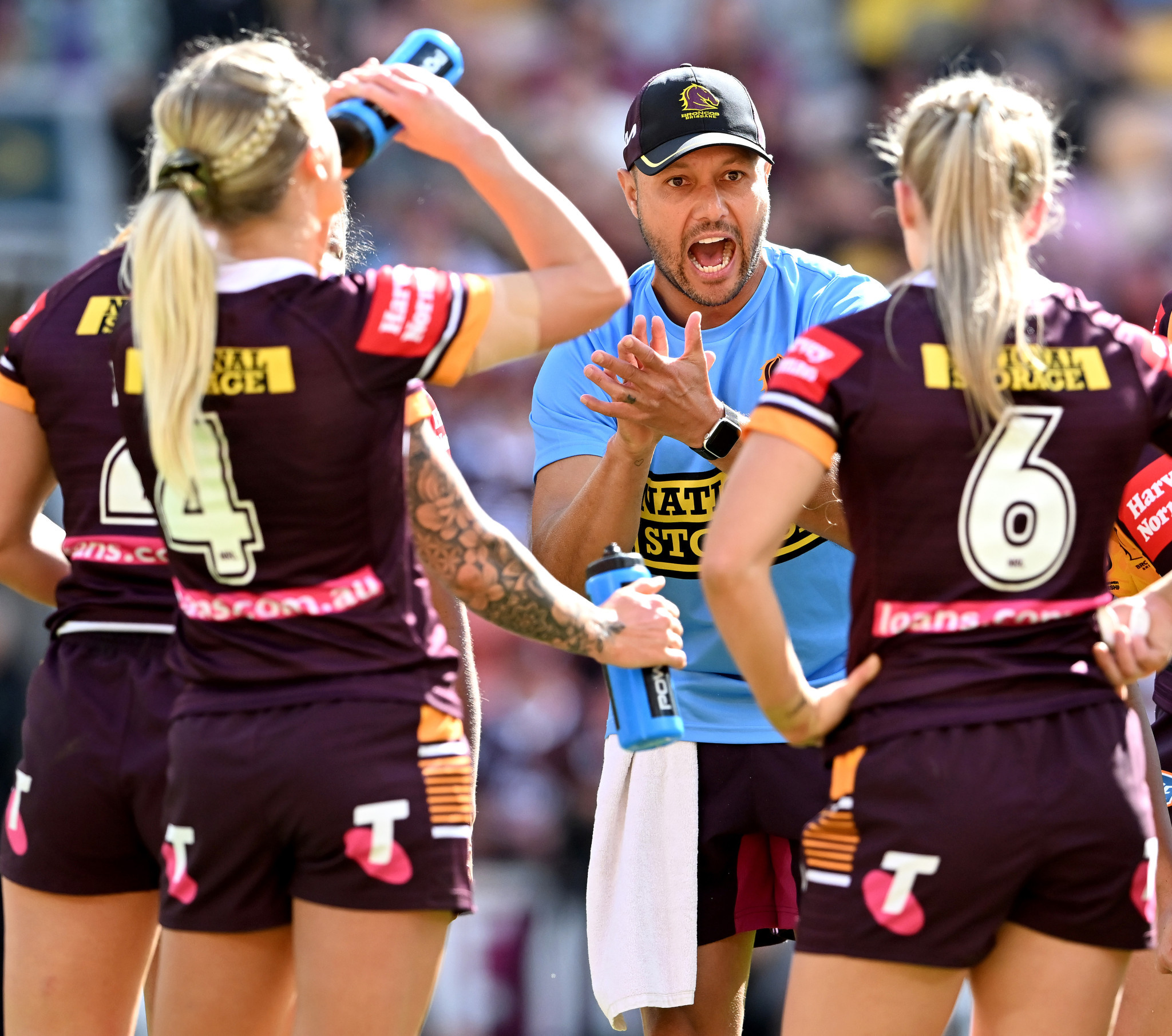 Mount Isa’s Scott Prince is the coach of the Brisbane Broncos NRLW team.