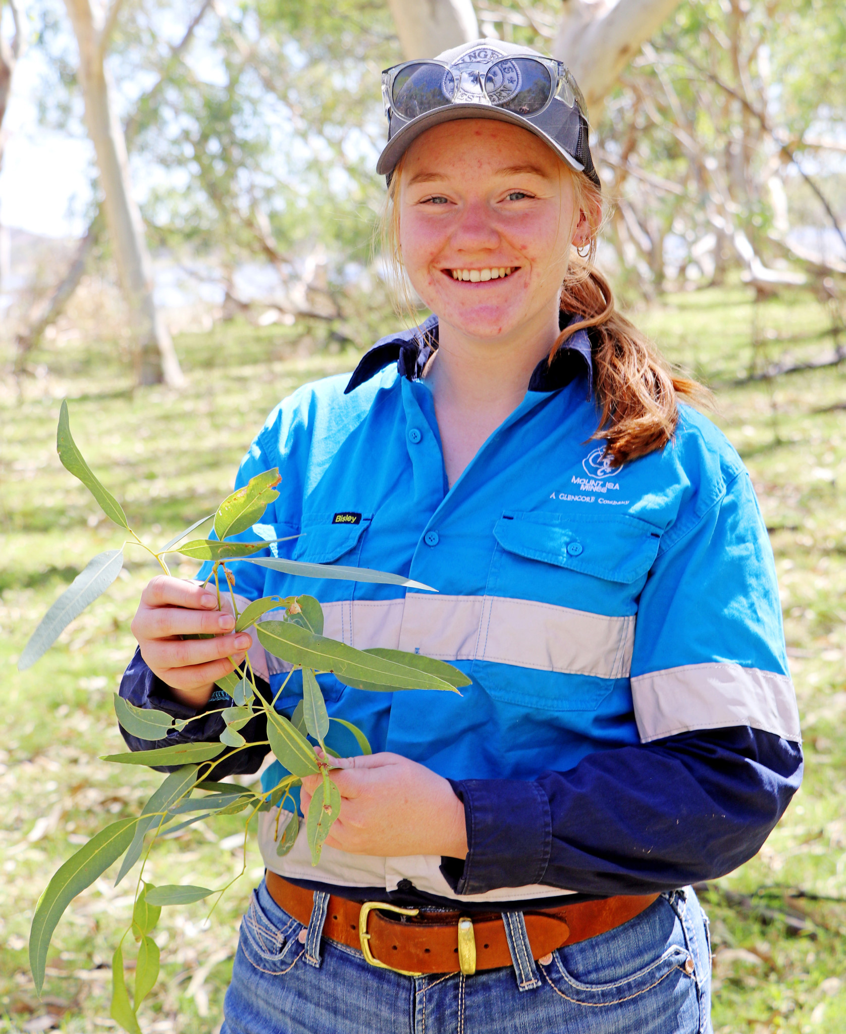 Graduate environmental advisor Sascha Bentley loves Mount Isa.