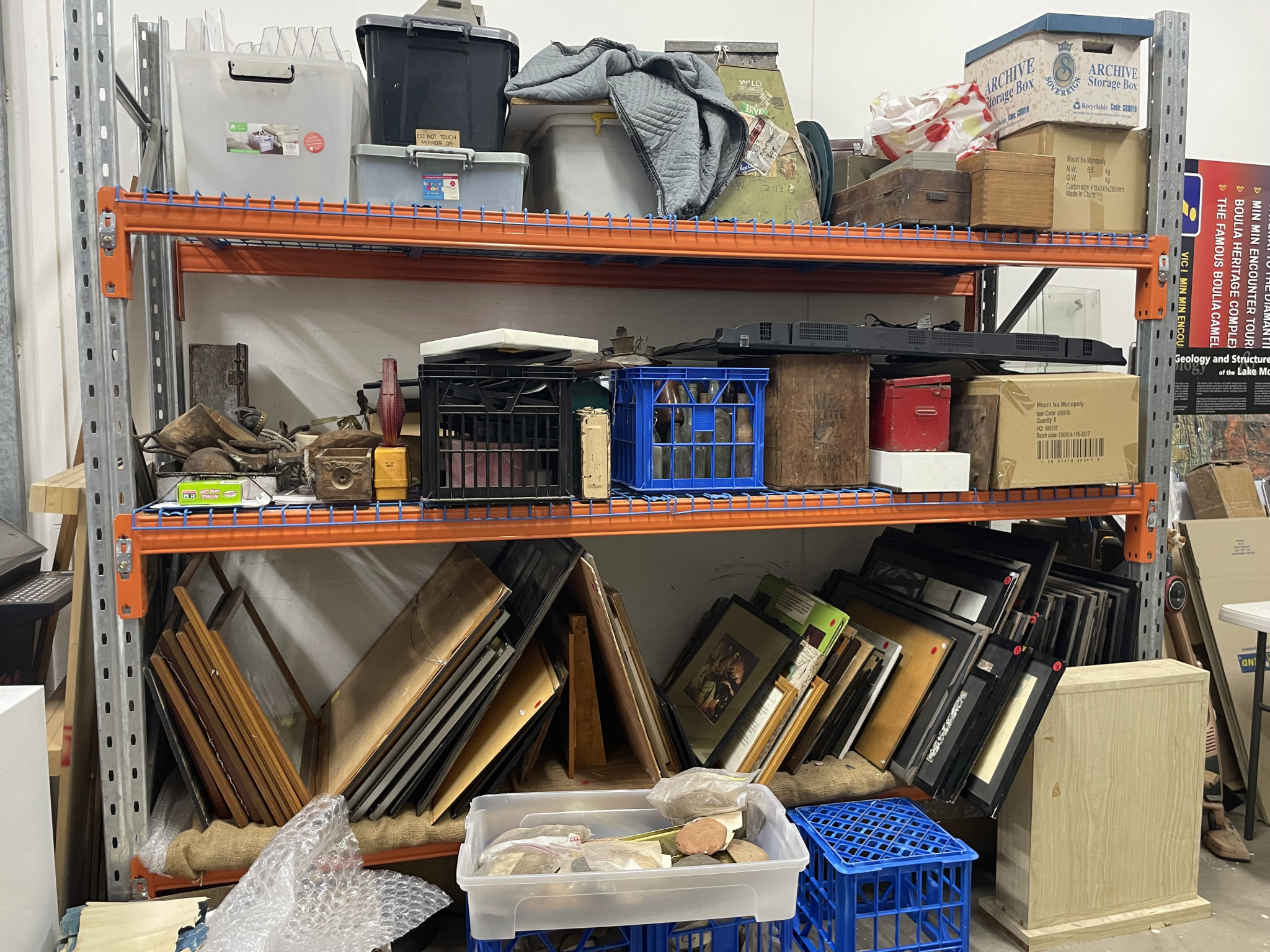 The spider room is a treasure trove of Mount Isa history.