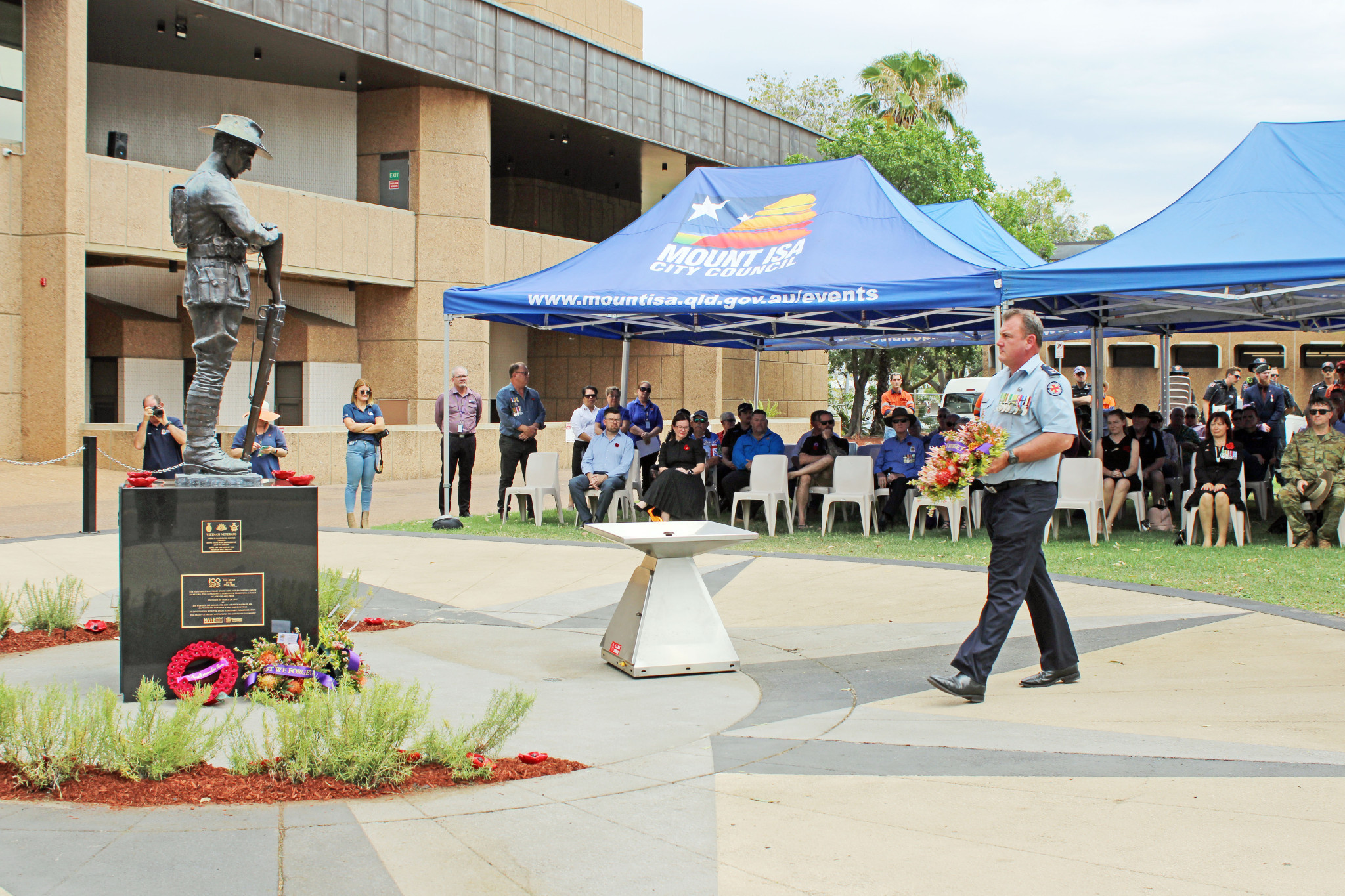 Queensland Ambulance Service Superintendent Greg Pride served as a defence paramedic in East Timor and Afghanistan during a nine-year military career.