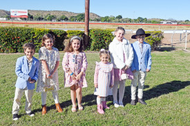 Just six entered the children’s fashions on the field, but judges had a hard time picking a winner.
