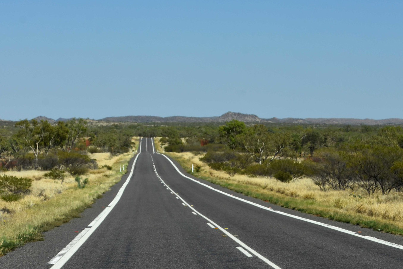 Roads like the Barkly Highway are currently 100km/h and 110km/h in Queensland, but 130km/h in the Northern Territory.