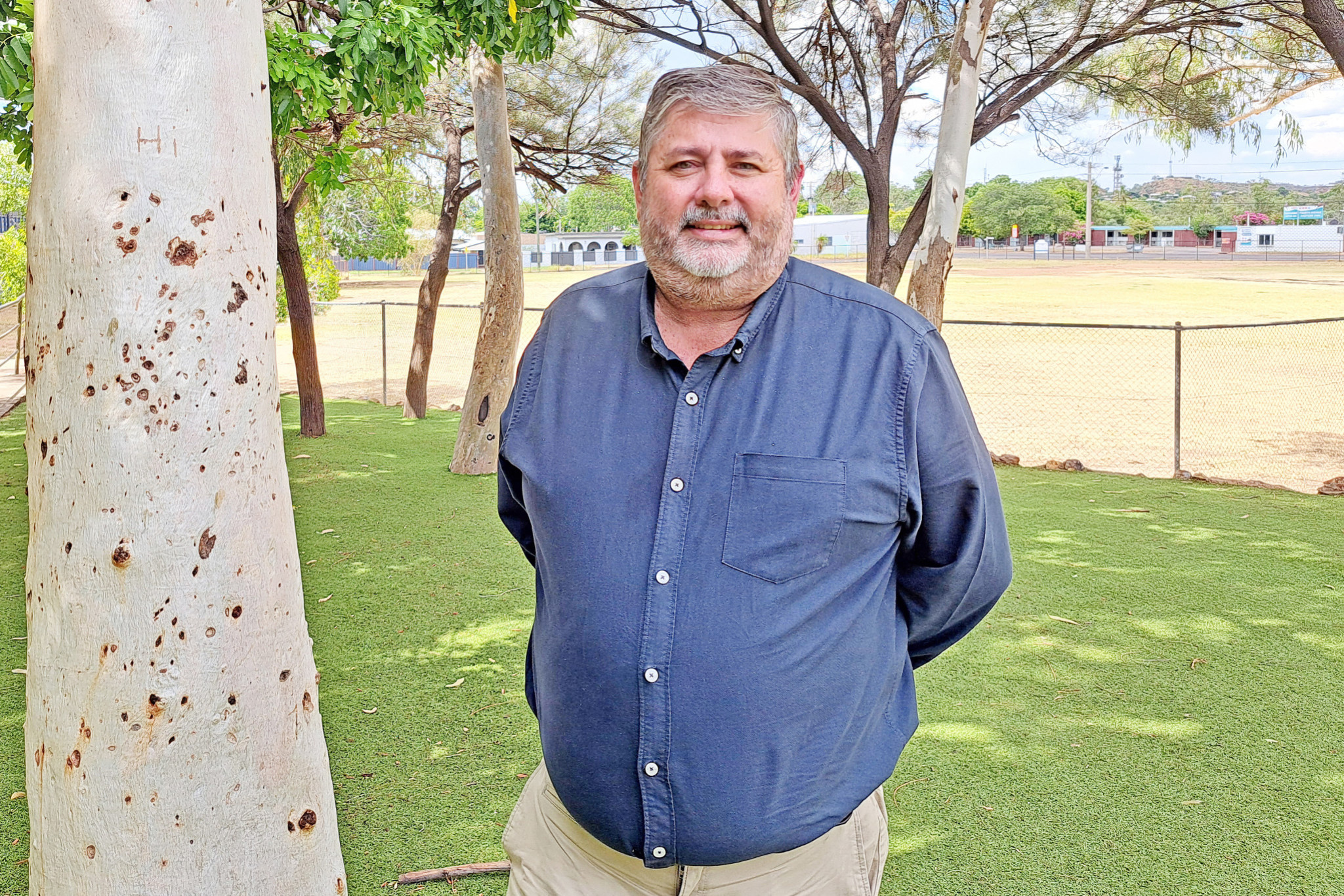 New Spinifex State College principal Tom Bates arrived in Mount Isa last week.