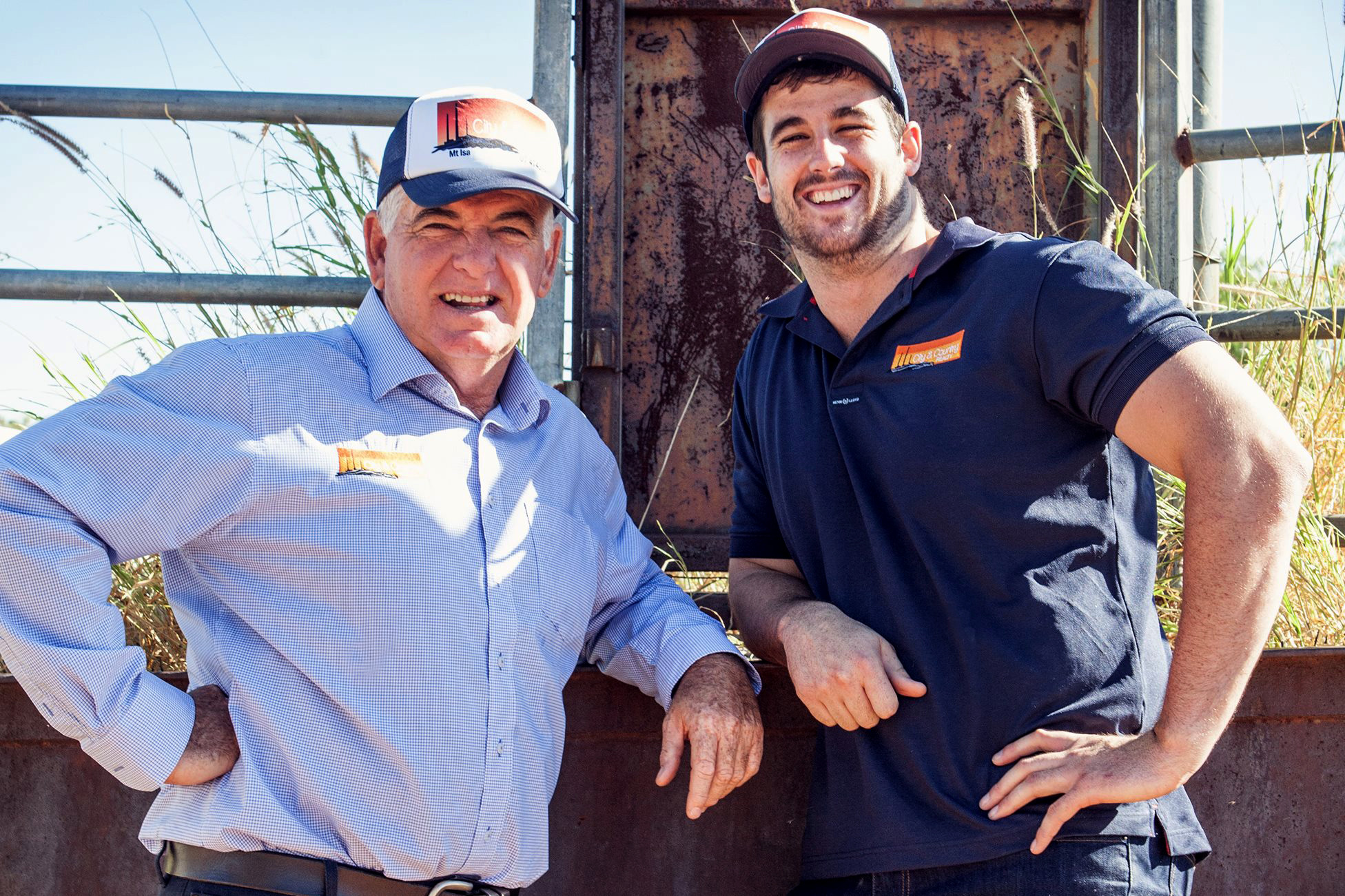 John Tully and his son Kieran operate City and Country Realty in Mount Isa.