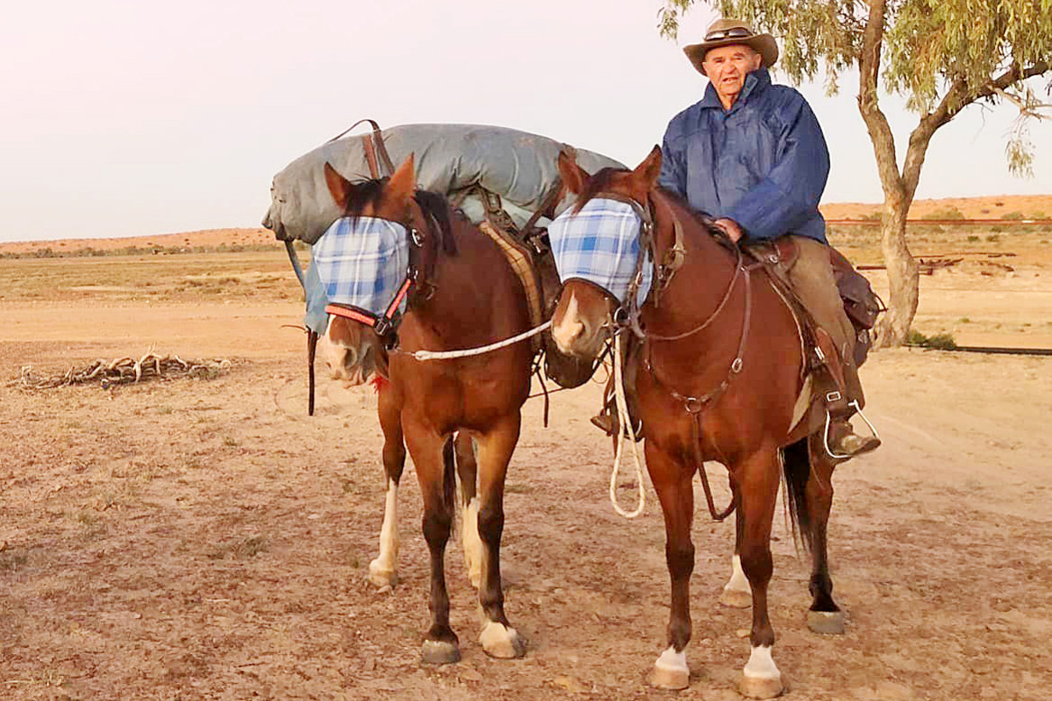 Spinny founded the Ringers Ride for a Cure, a horseback journey from Bedourie to Birdsville.