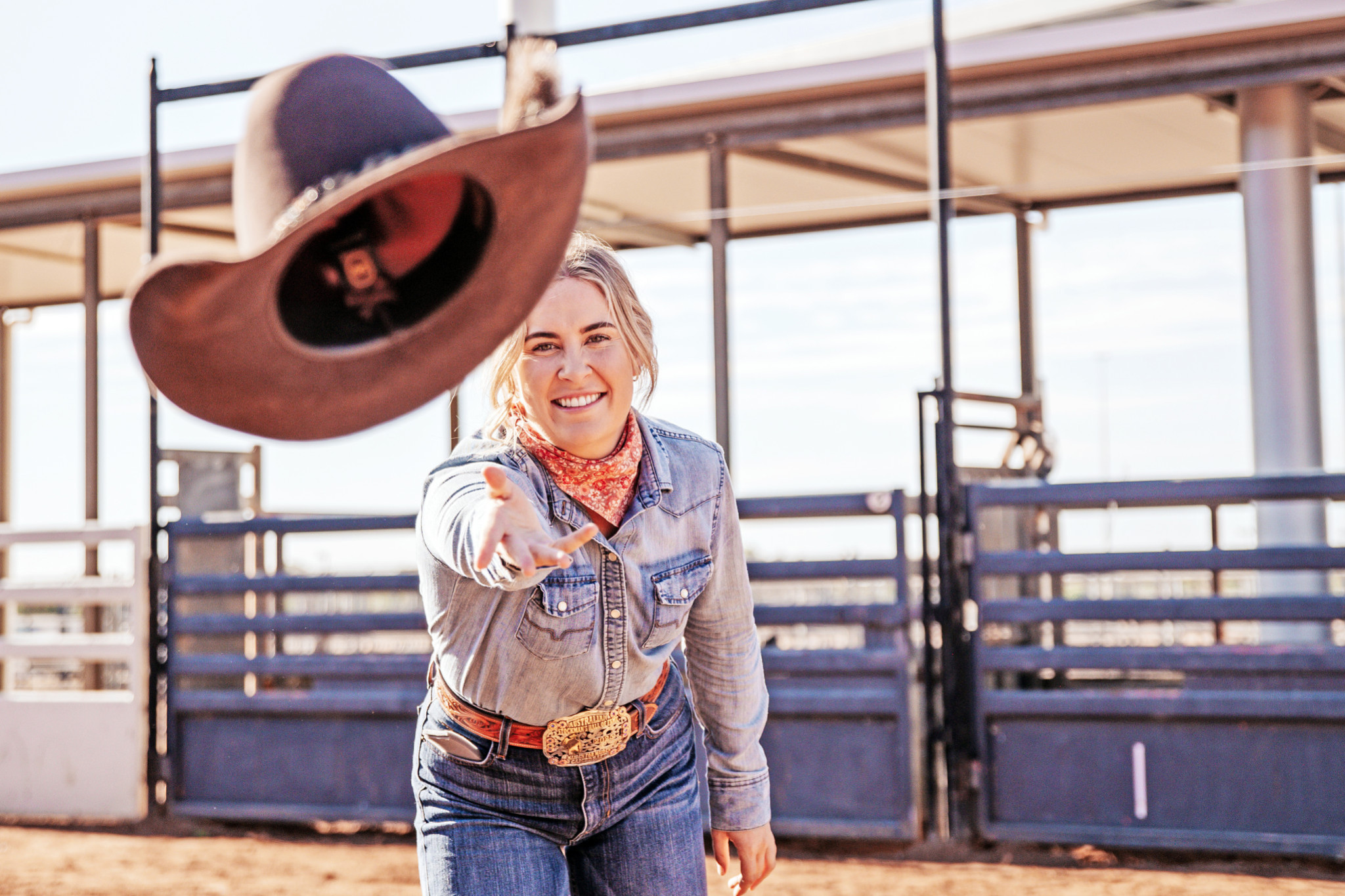 Mount Isa Mines Rodeo administration officer Ally Finlay is excited about the partnership with Akubra.
