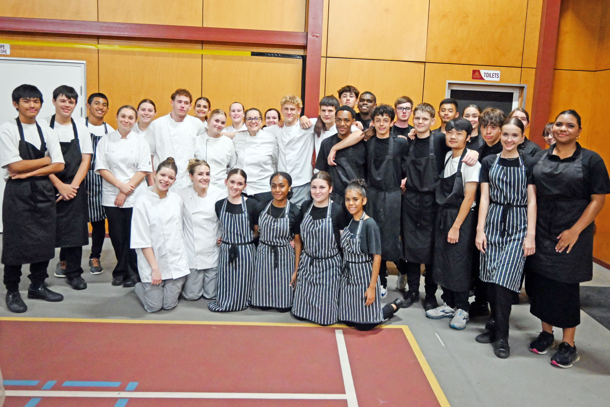 The Good Shepherd Catholic College hospitality students from Years 10, 11 and 12 put on four courses of delight at the school on Friday night.