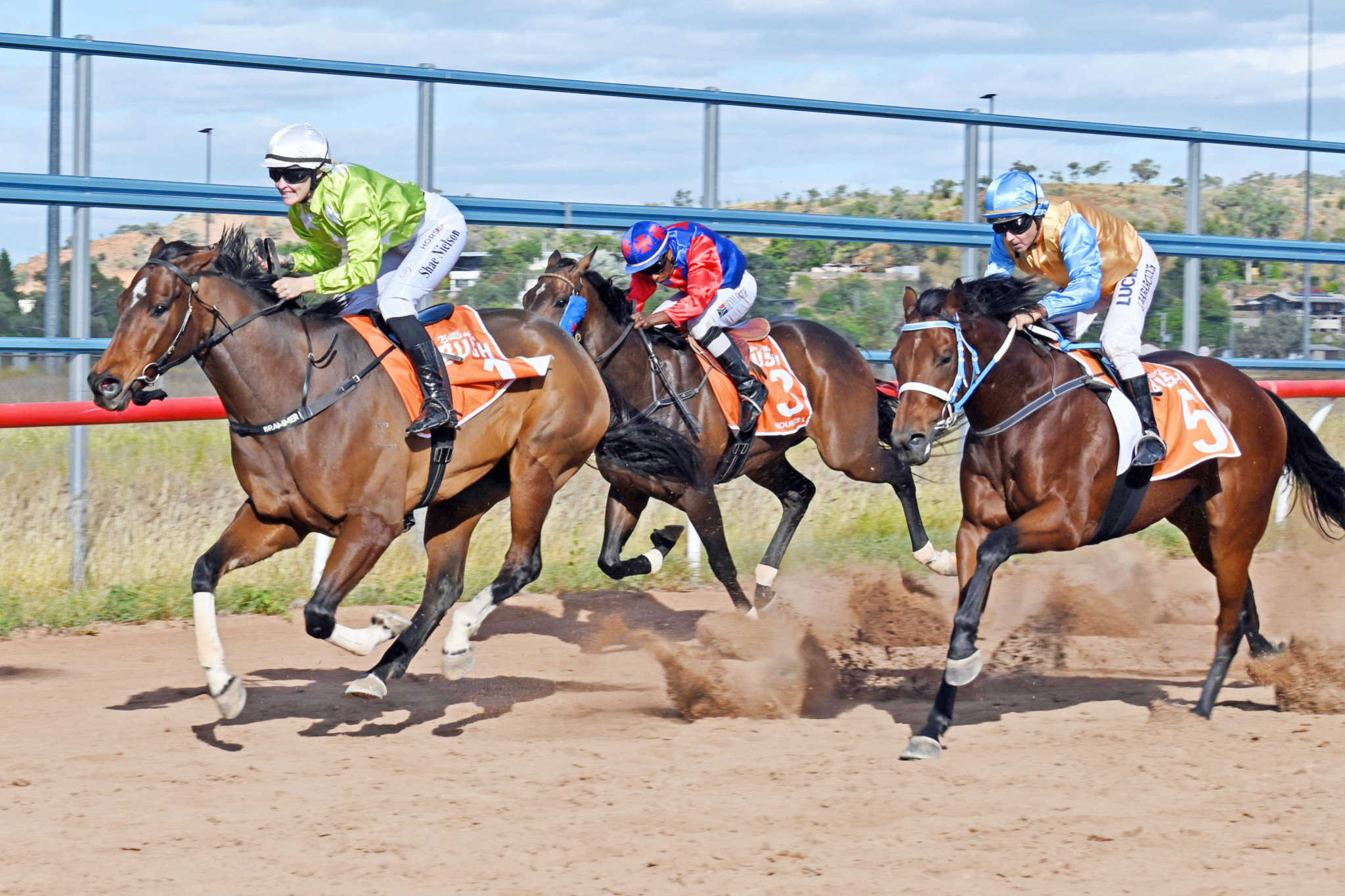 While he didn’t put a gap on his rivals, Han Dynasty was an easy winner of the Battle of the Bush qualifier at Mount Isa.