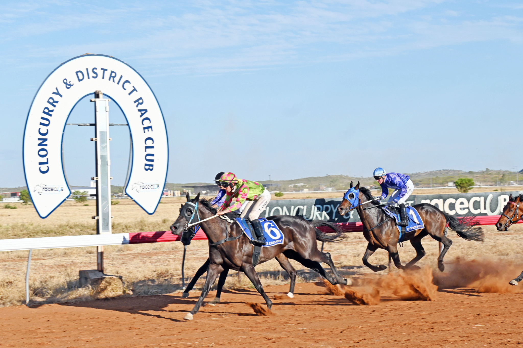 Mina’s Legacy was ridden a treat by Tom Orr to win The Aviator in a photo finish at Cloncurry.