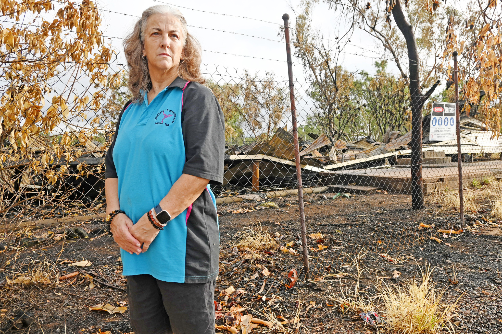 Leichhardt Gymnastics Club coach Trudy Adams has been left devastated by the clubhouse fire.