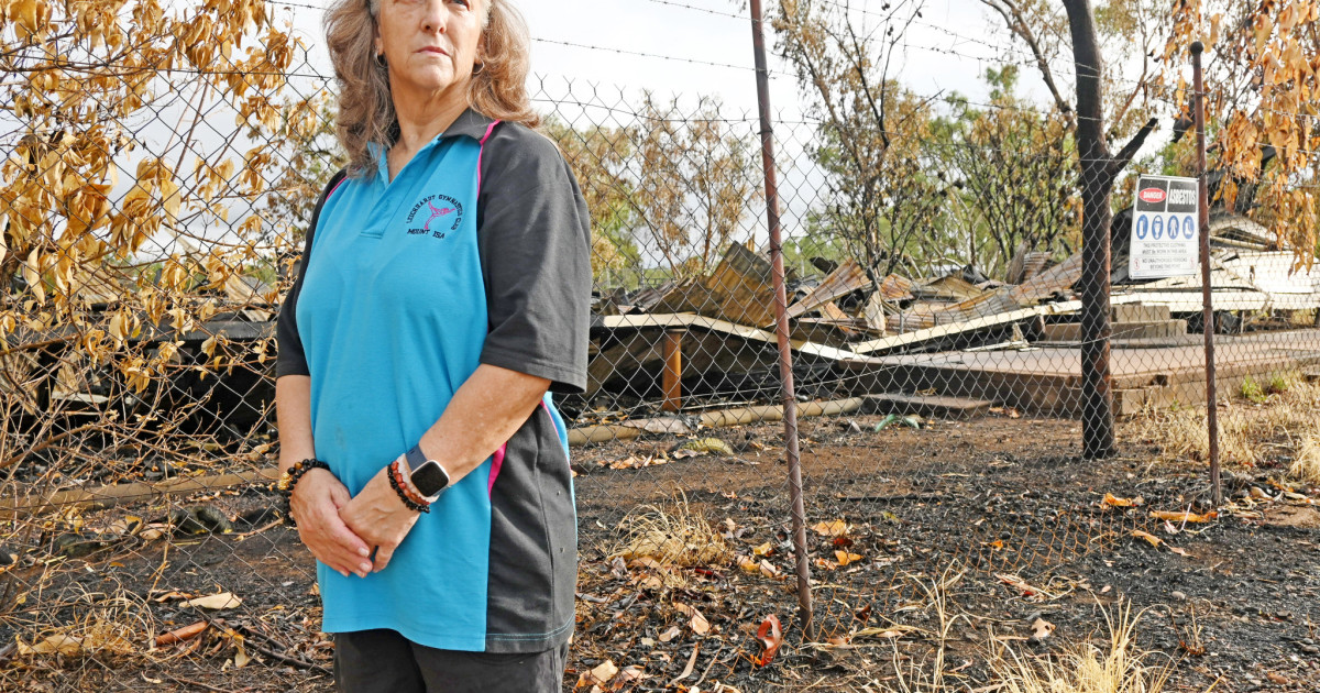 Gymnastics coach lost for words after clubhouse destroyed by fire ...