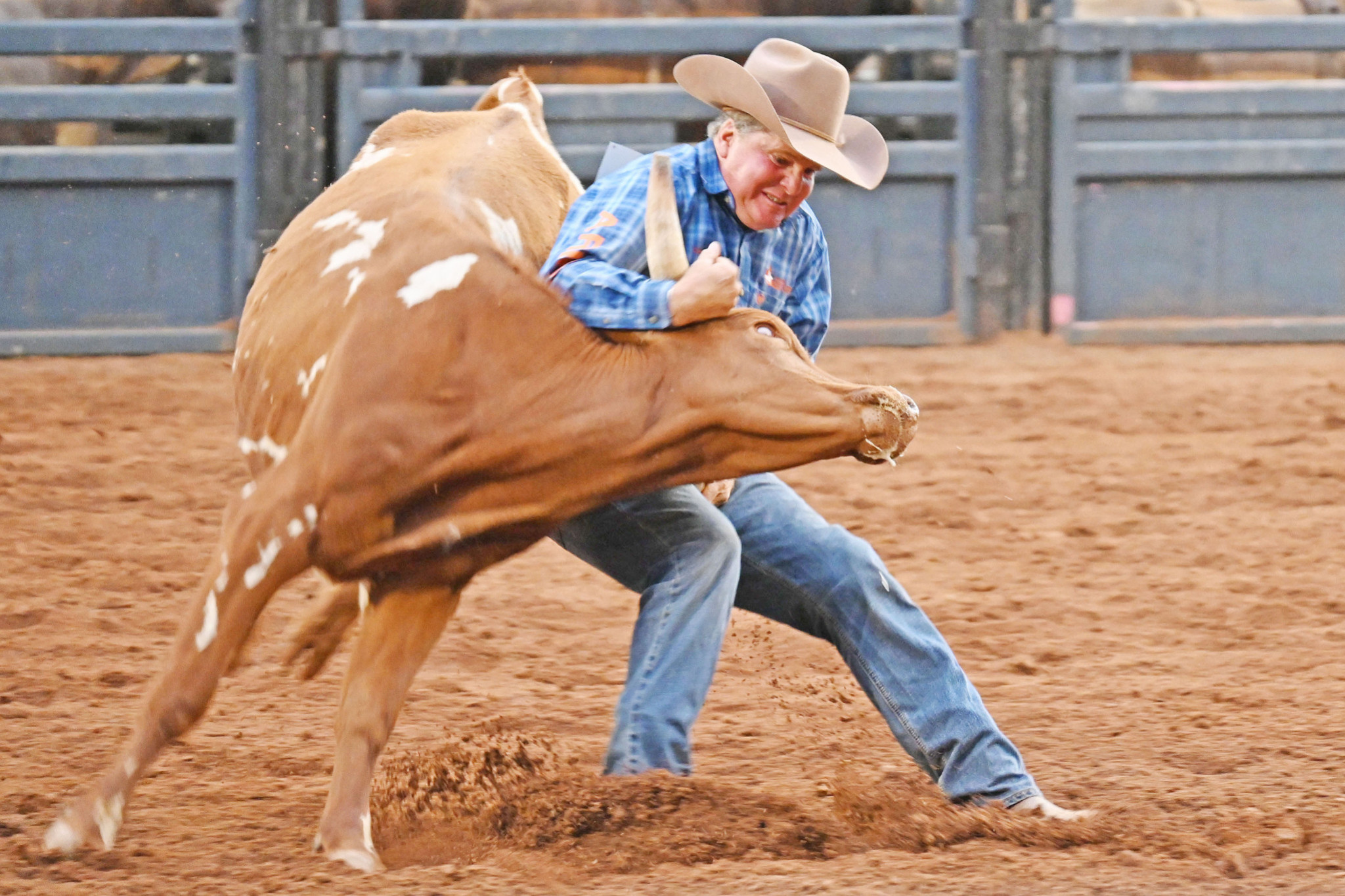 Mark Thompson says he’s officially retired from steer wresting after winning the Great Northern Rodeo series in 2024.