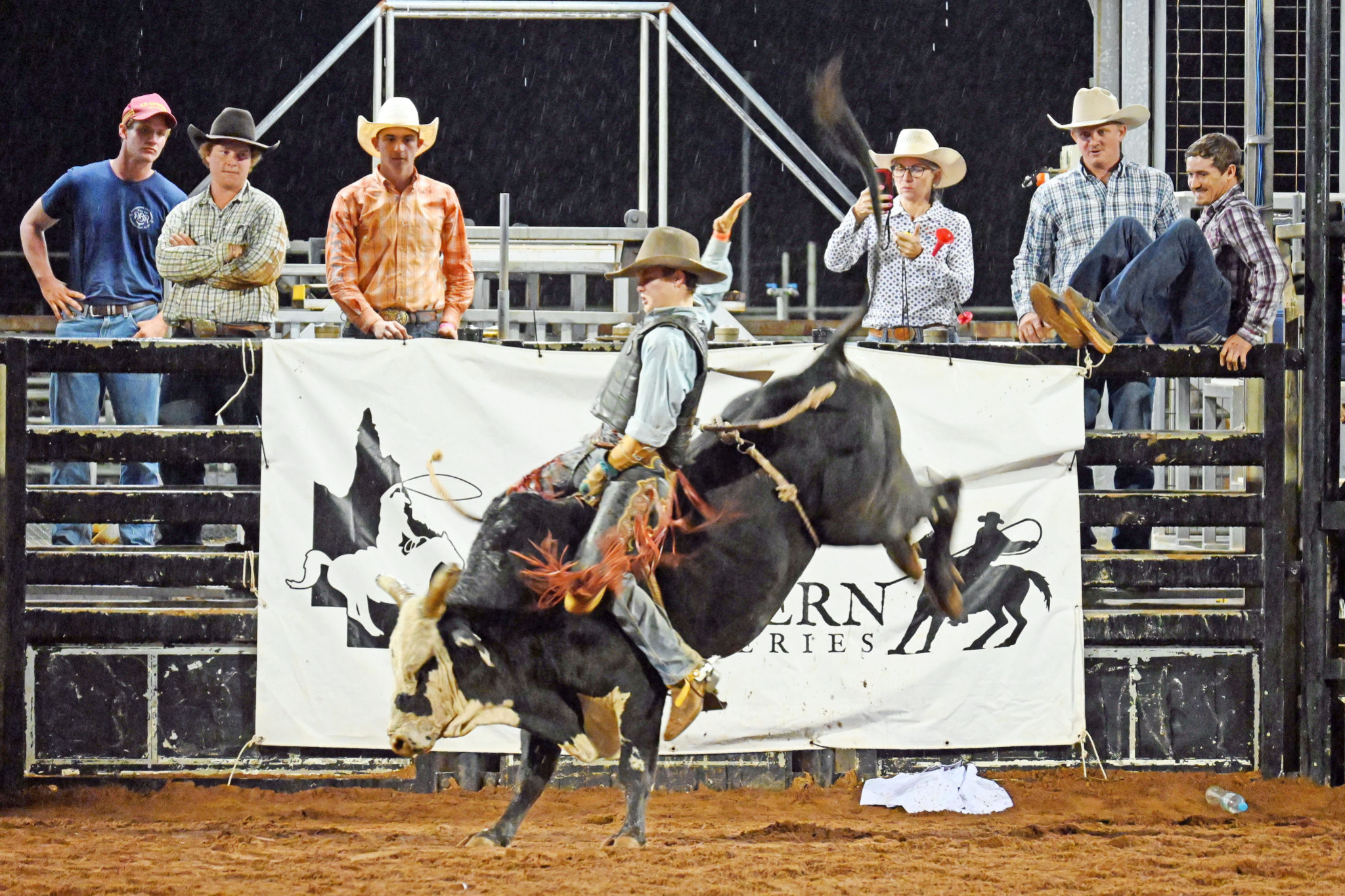 Katherine cowboy Toby Daley is having a big year and had an 80-point ride at Buchanan Park.