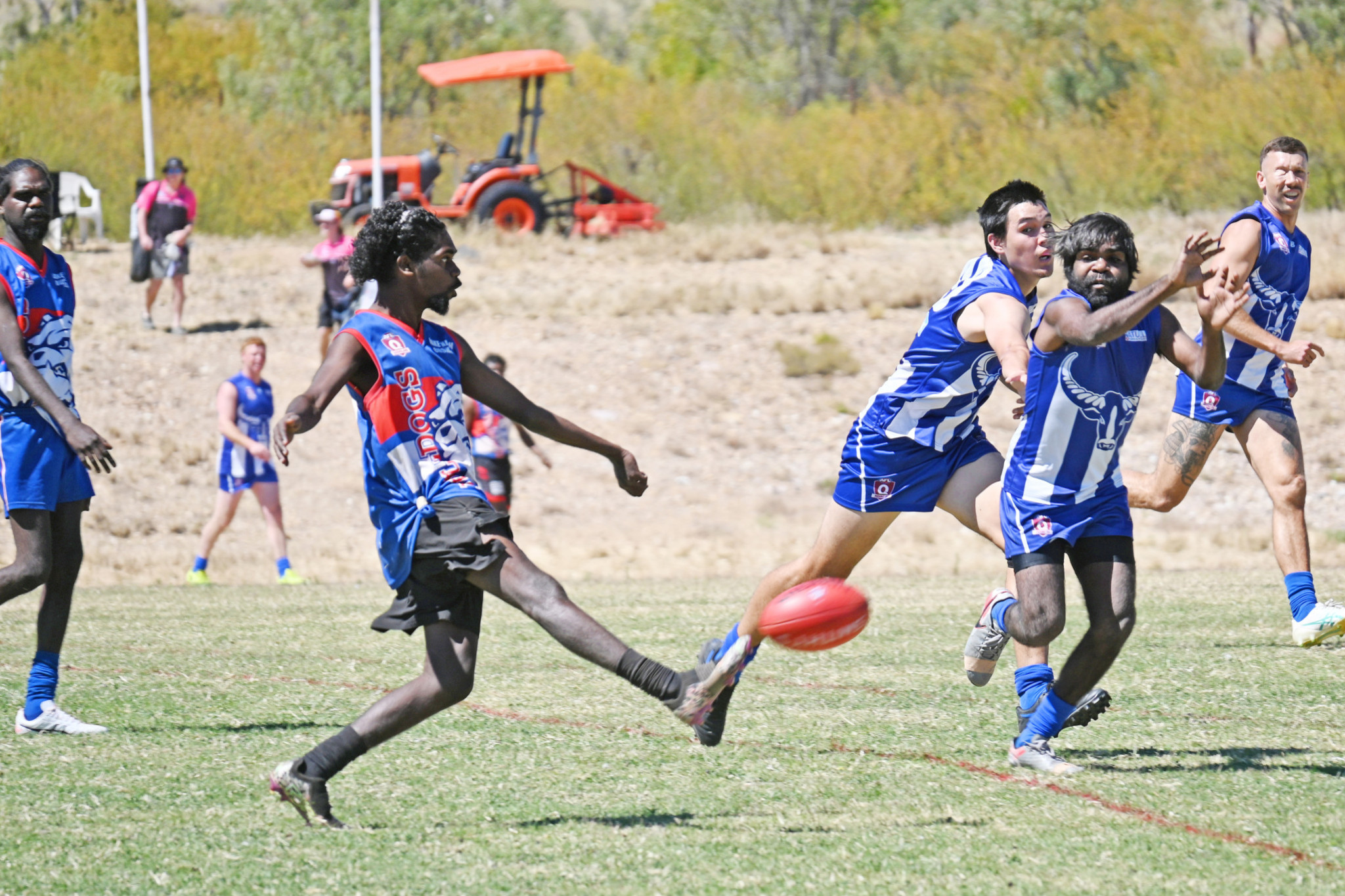 The Lake Nash Bulldogs showed plenty of ticker to win Saturday’s grand final against the Buffaloes.