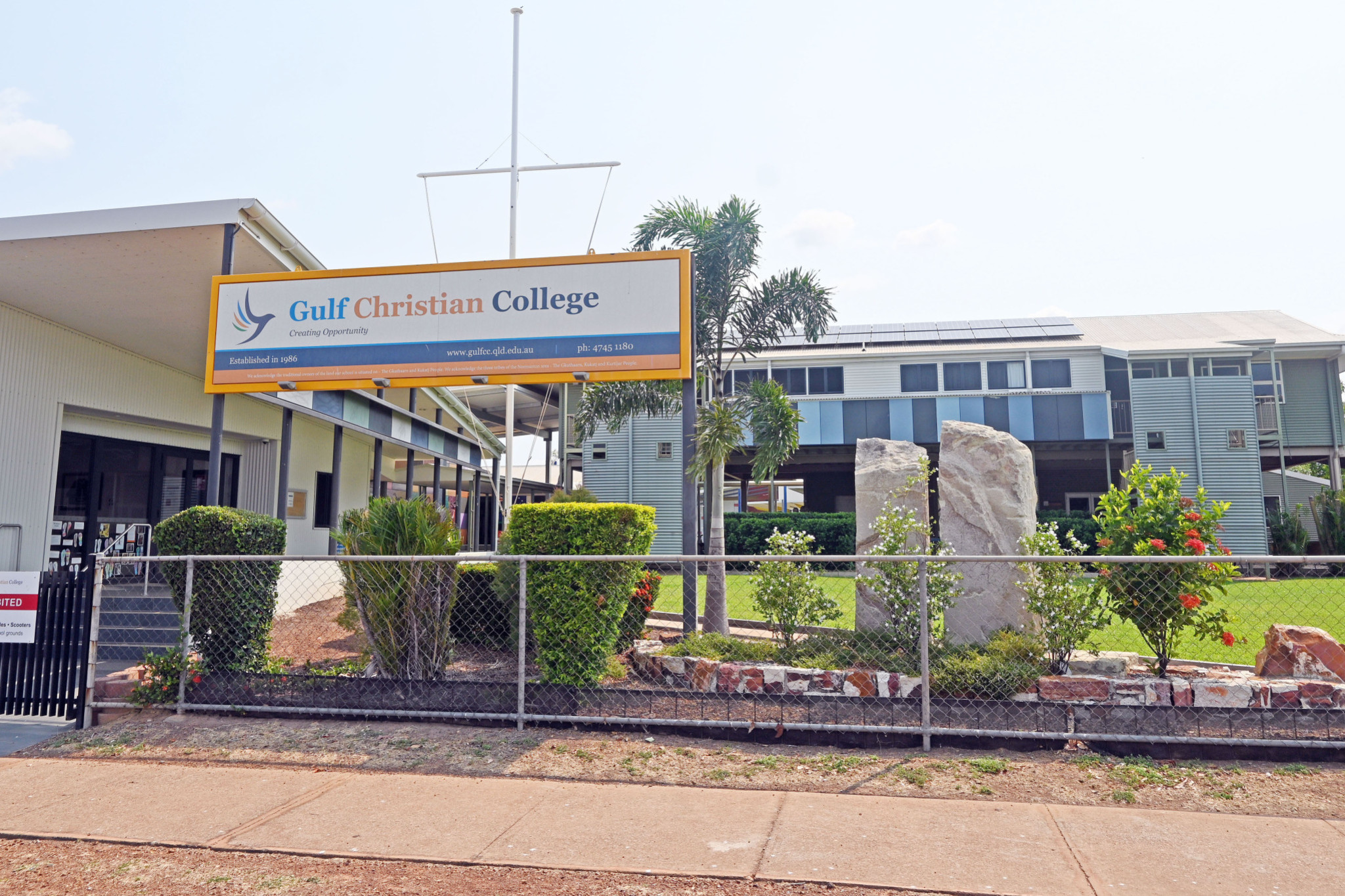 Gulf Christian College has run out of room at its Normanton base and is now eyeing off the nearby TAFE Queensland building for its expansion plans.