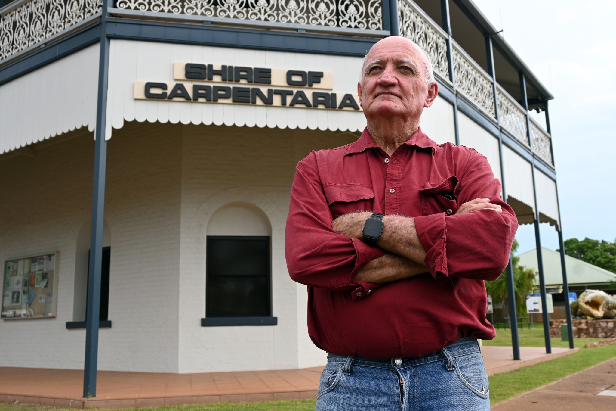 Carpentaria Shire mayor Jack Bawden.