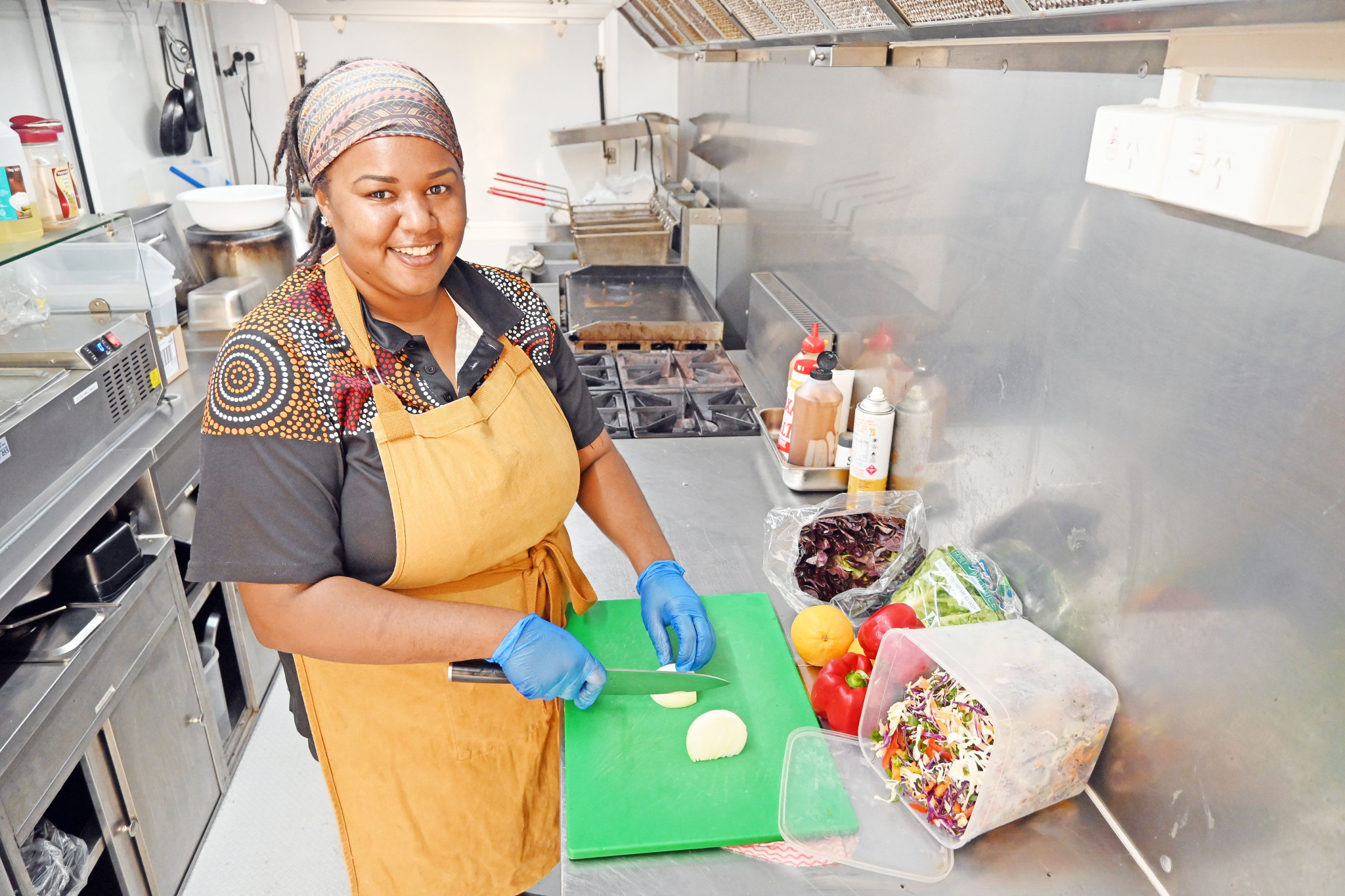 Since returning to Normanton to work at the Bynoe Cafe, Keama Richardson-Mwinyi said she wanted to make a positive impact on her community.