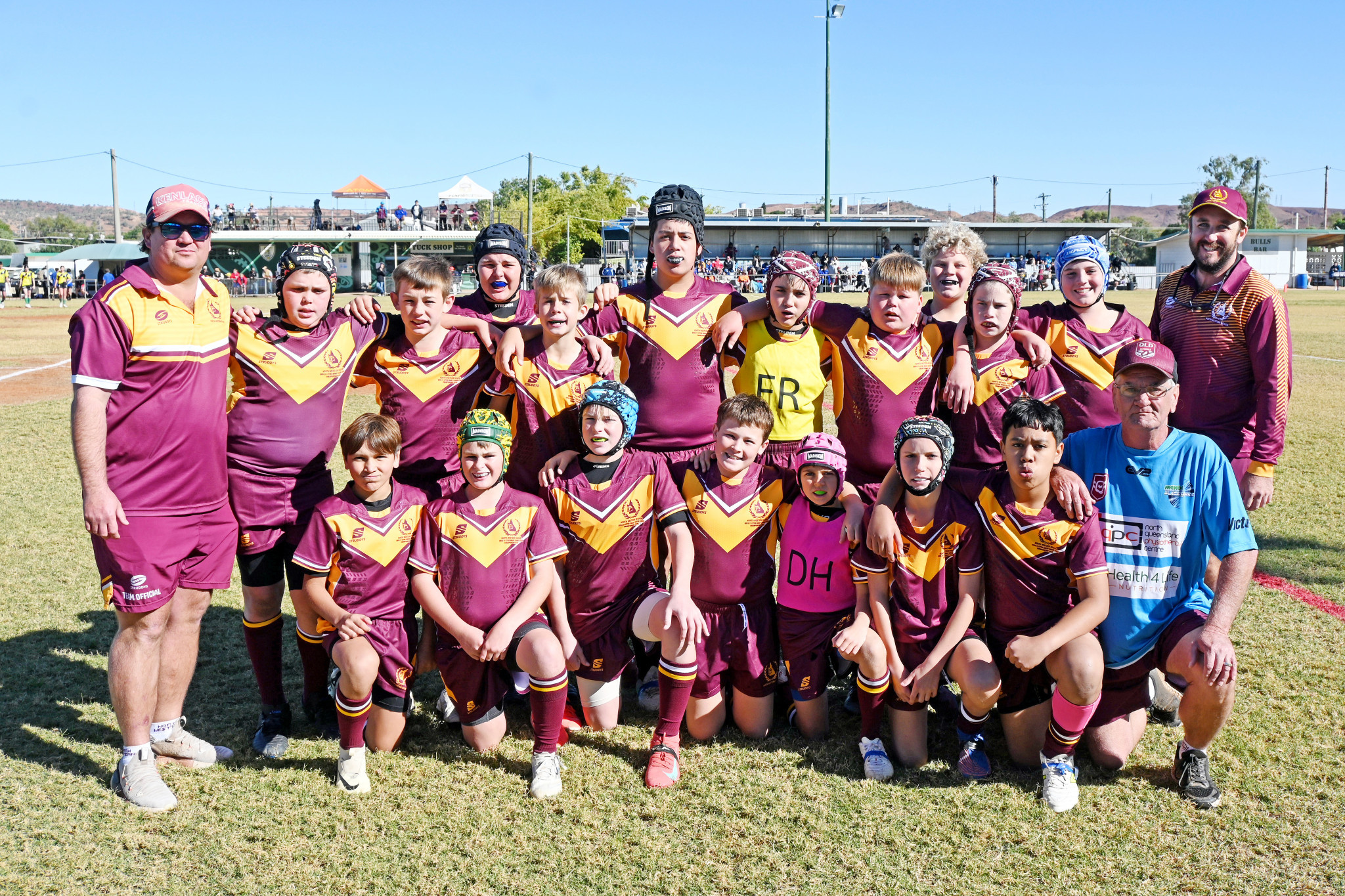 The North West team was made up with Outback players from as far as Blackall and Longreach.