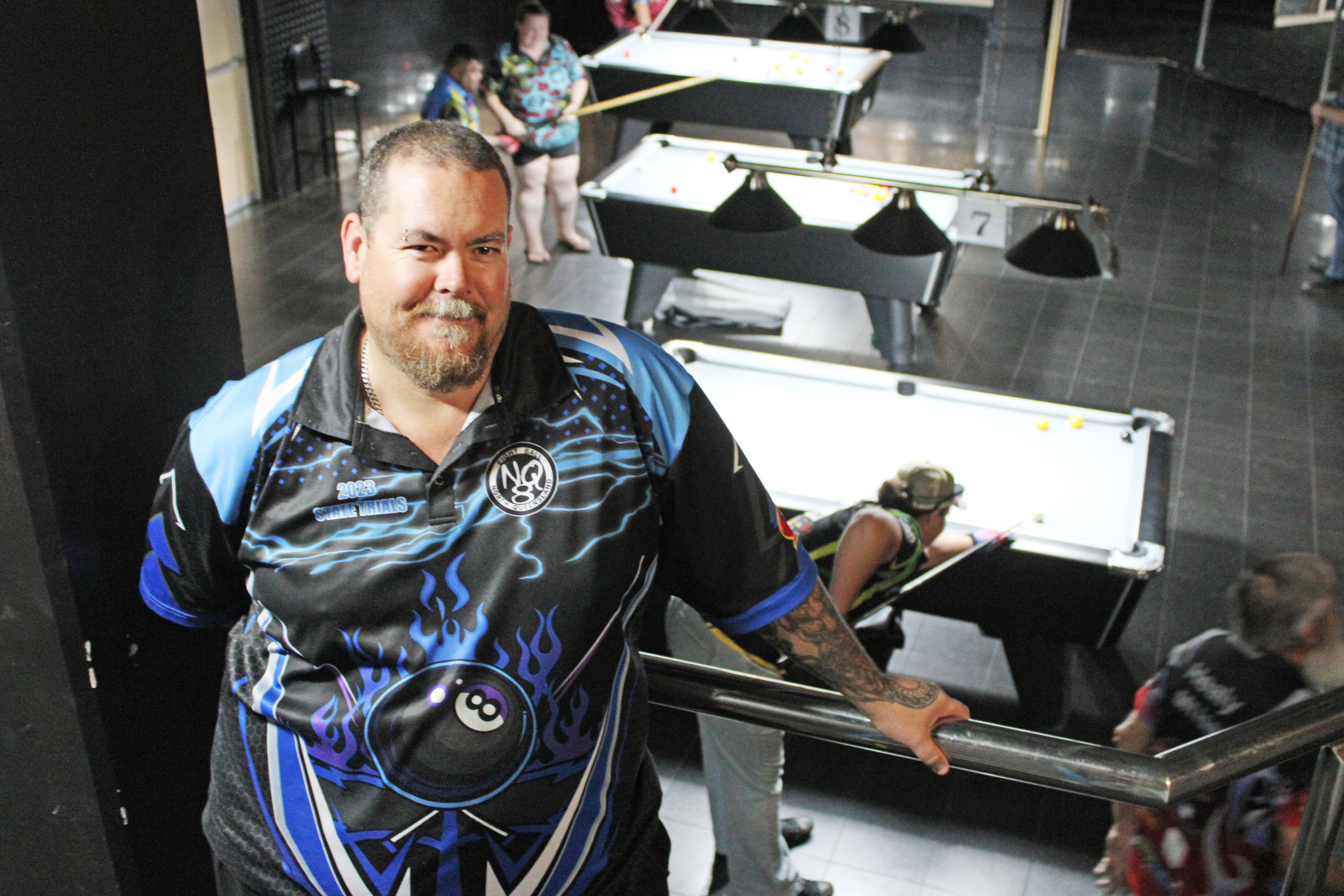 Nine competition-standard tables and a dedicated space at the Irish Club has been a game changer for the Mount Isa Eight Ball Association, says president Daniel ‘DJ’ Simpson.