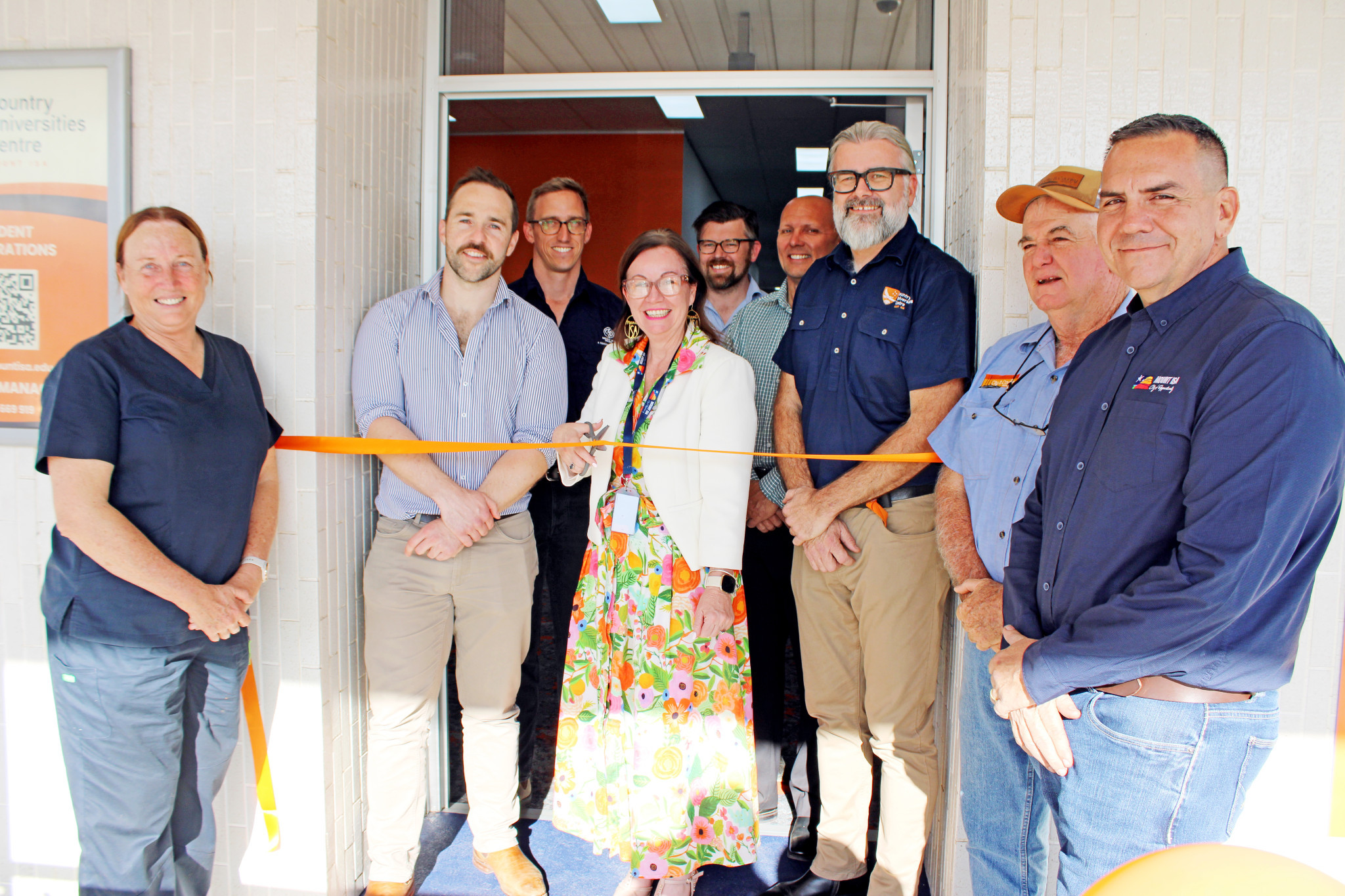 Mount Isa mayor Peta MacRae cut the ribbon to officially open the CUC facility alongside deputy mayor Kim Coghlan, councillors John Tully and Travis Crowther, CUC chief executive officer Chris Ronan and Mount Isa manager Sean Bower, as well as CUC board members Chad King and Chris Pocock, and Glencore’s Nick Donker.