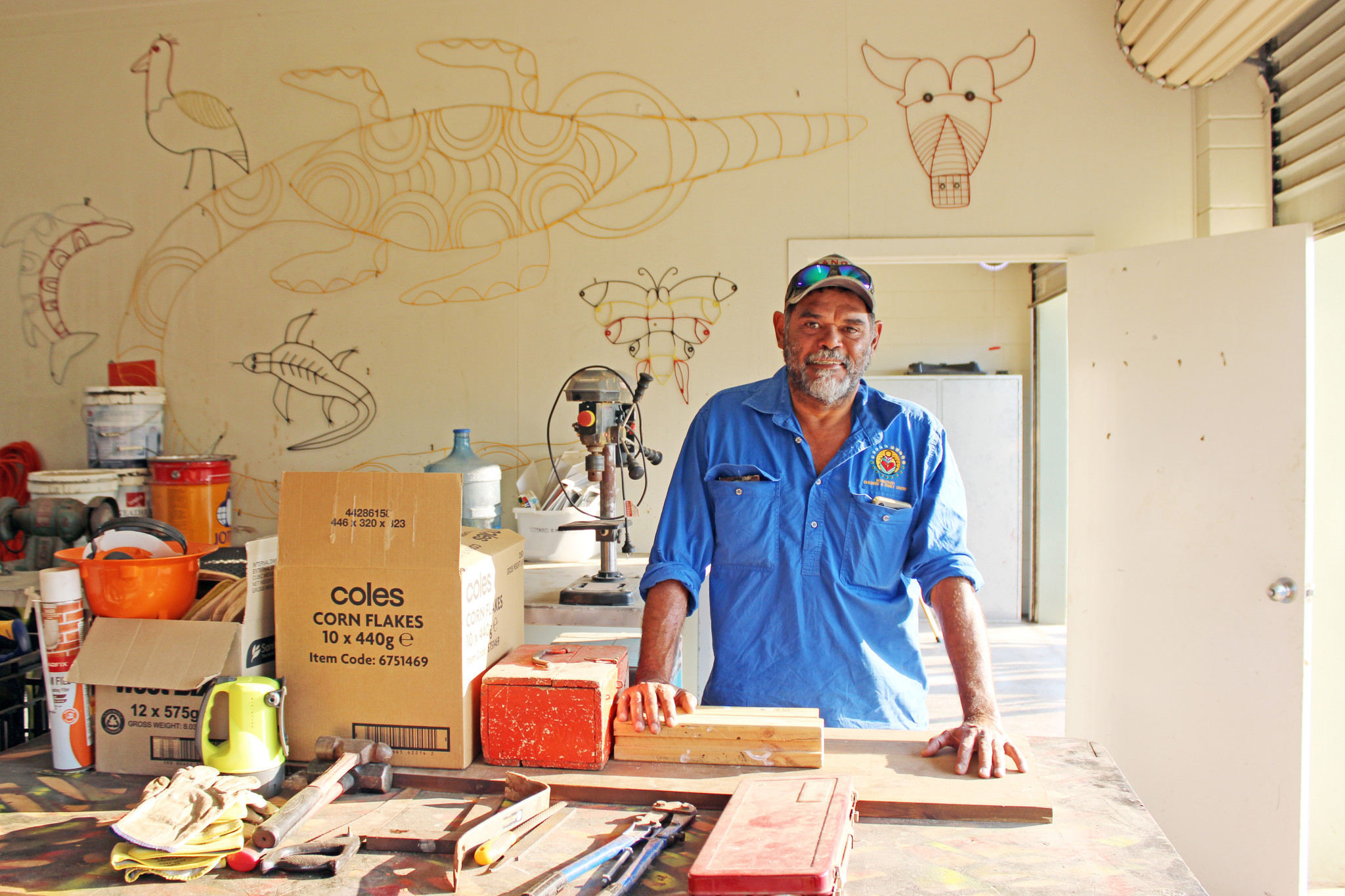 Ngukuthati Men’s Shed mentorship coordinator Gary Hartman is creating a positive gathering space for Indigenous men in Mount Isa.