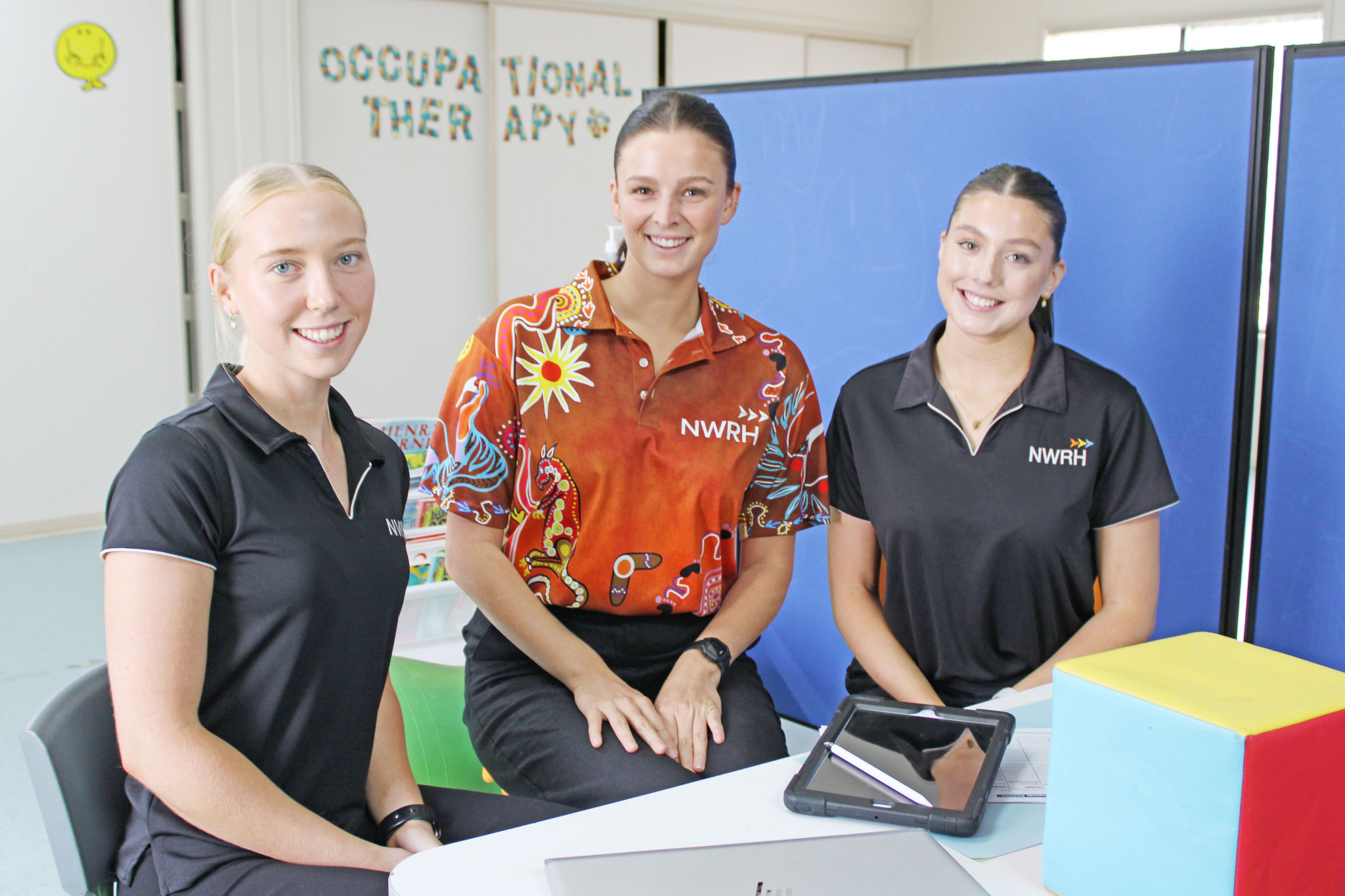 Erin Weekes, Heidi Kruger and Lucy Cooper are looking forward to working as rural medical professionals.