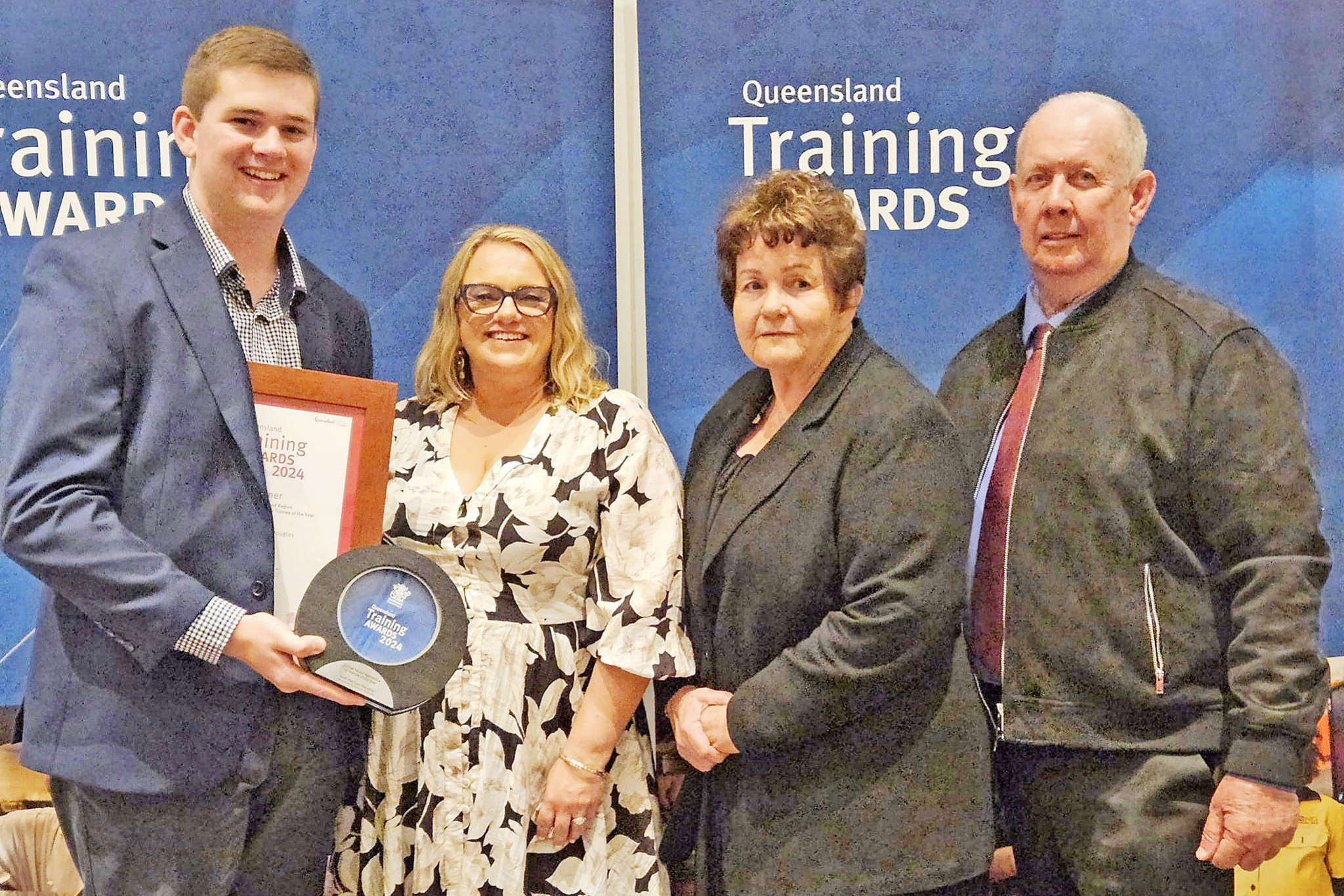 Kash Harrison-Douglas was named the School-based Apprentice/Trainee of the Year in Townsville.