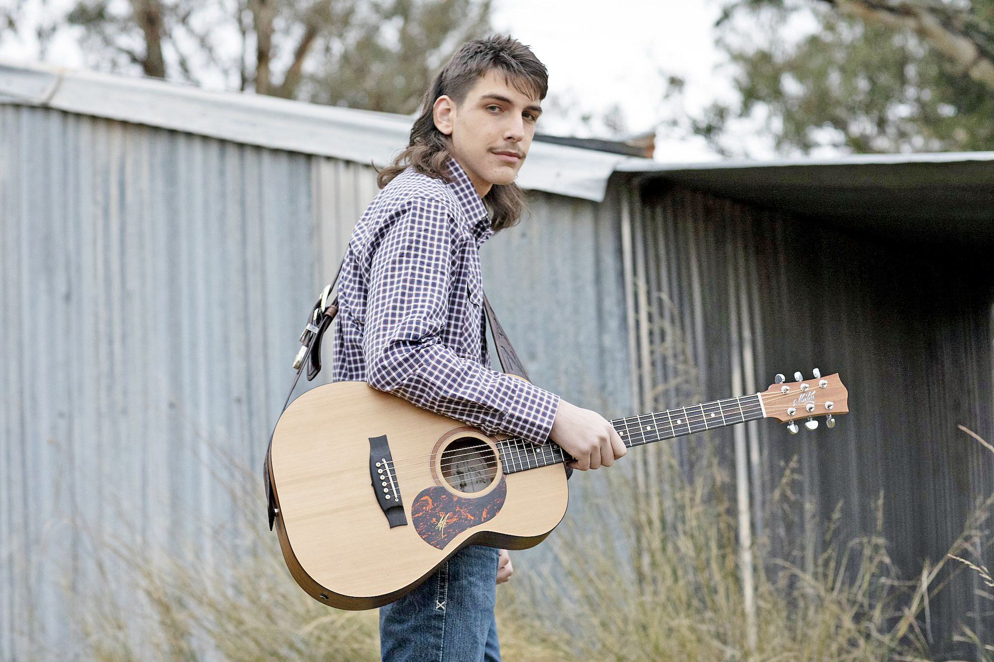 Lane Pittman won his first Golden Guitar on Saturday night after being named New Talent of the Year.