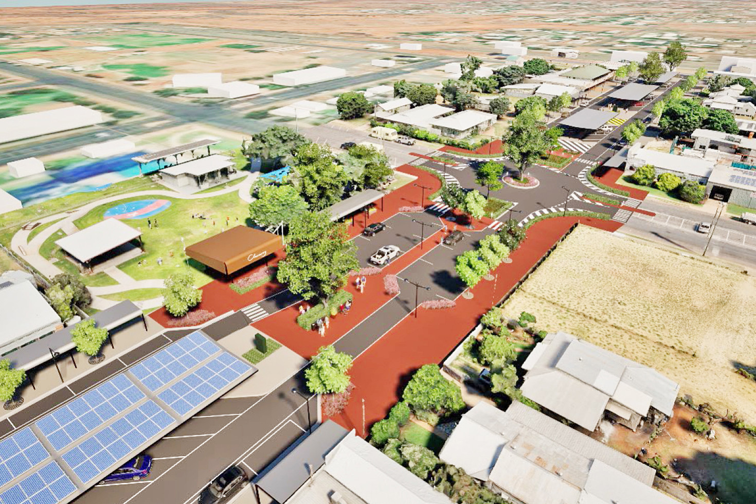 Cloncurry’s main retail precinct will get a major overhaul with the upgrade of Scarr Street, which will include undercover parking and more shade in the CBD.