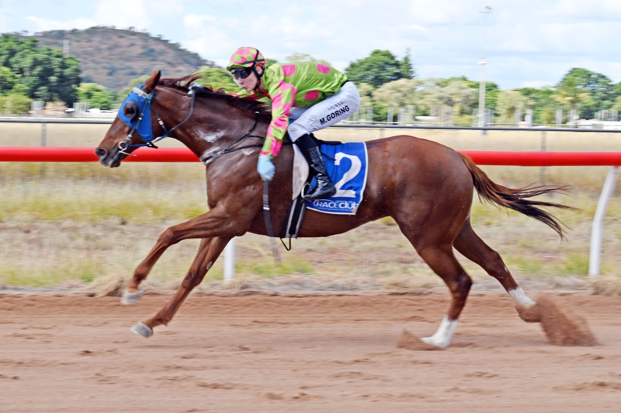 Apprentice Mitch Goring was a runaway winner aboard the Tanya Parry-trained Hi Zero on Saturday.