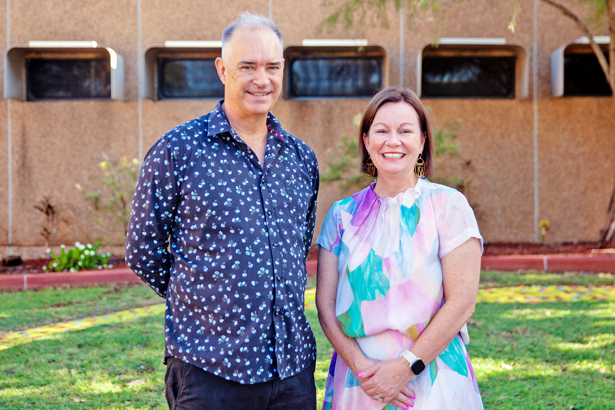 Mount Isa City Council CEO Tim Rose and mayor Peta MacRae.