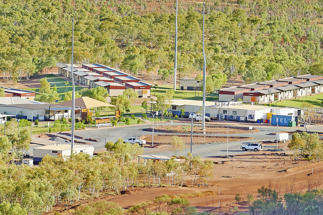 Glencore's accommodation village at Lady Loretta was originally promised to another miner but will end up with Austral.