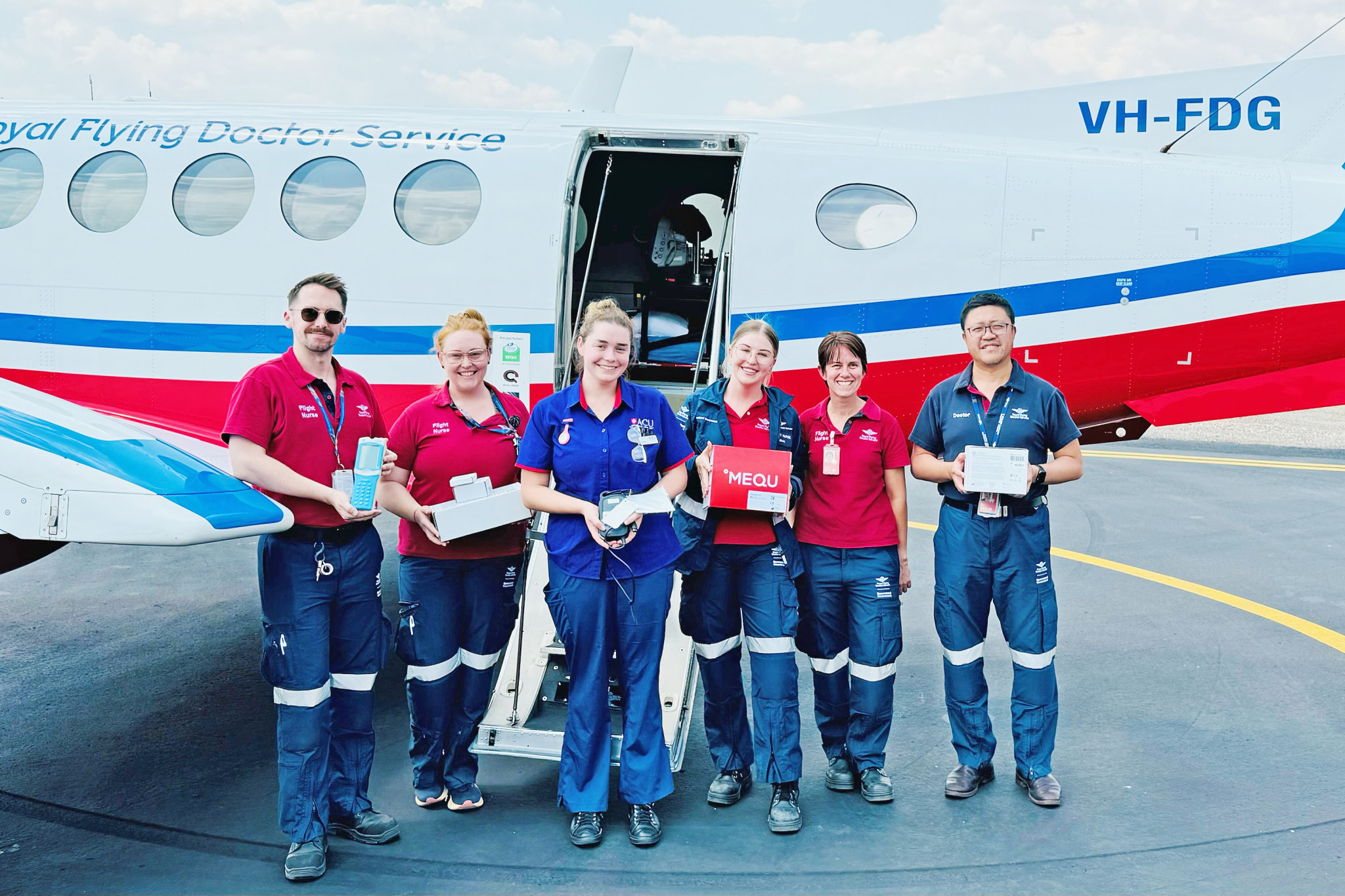 The Mount Isa-based Royal Flying Doctor Service team has welcomed the new medical equipment from Glencore.