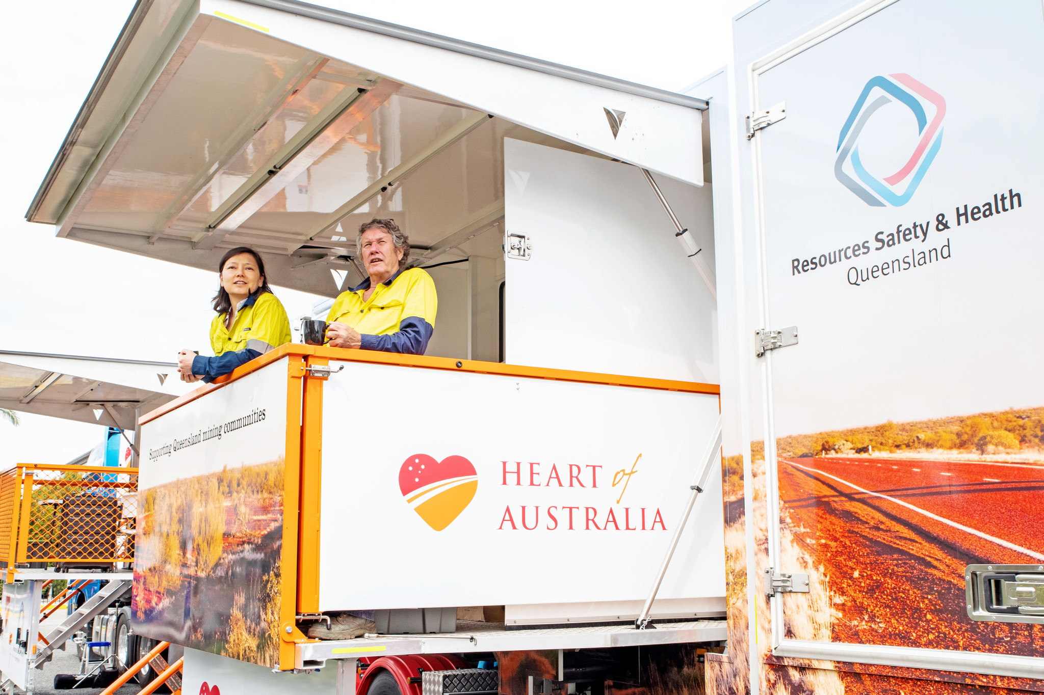 The HEART5 Mobile Health Unit is in Mount Isa this week, situated at Buchanan Park.