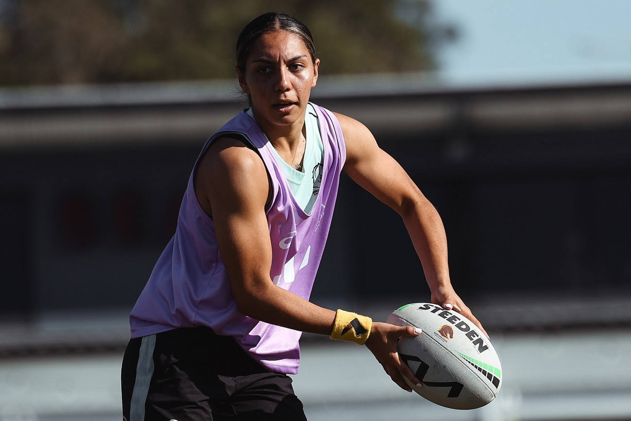 Montaya Hudson is hoping to make her NRLW with St George Illawarra.