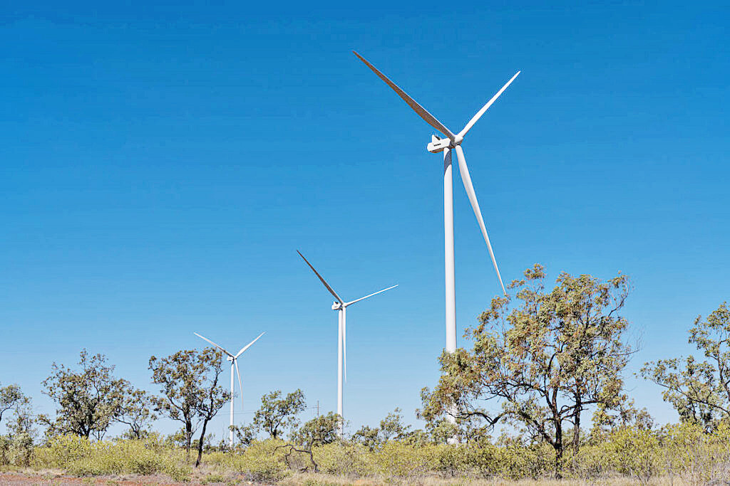 Hughenden is no stranger to wind farms with turbines a regular fixture on the horizon.