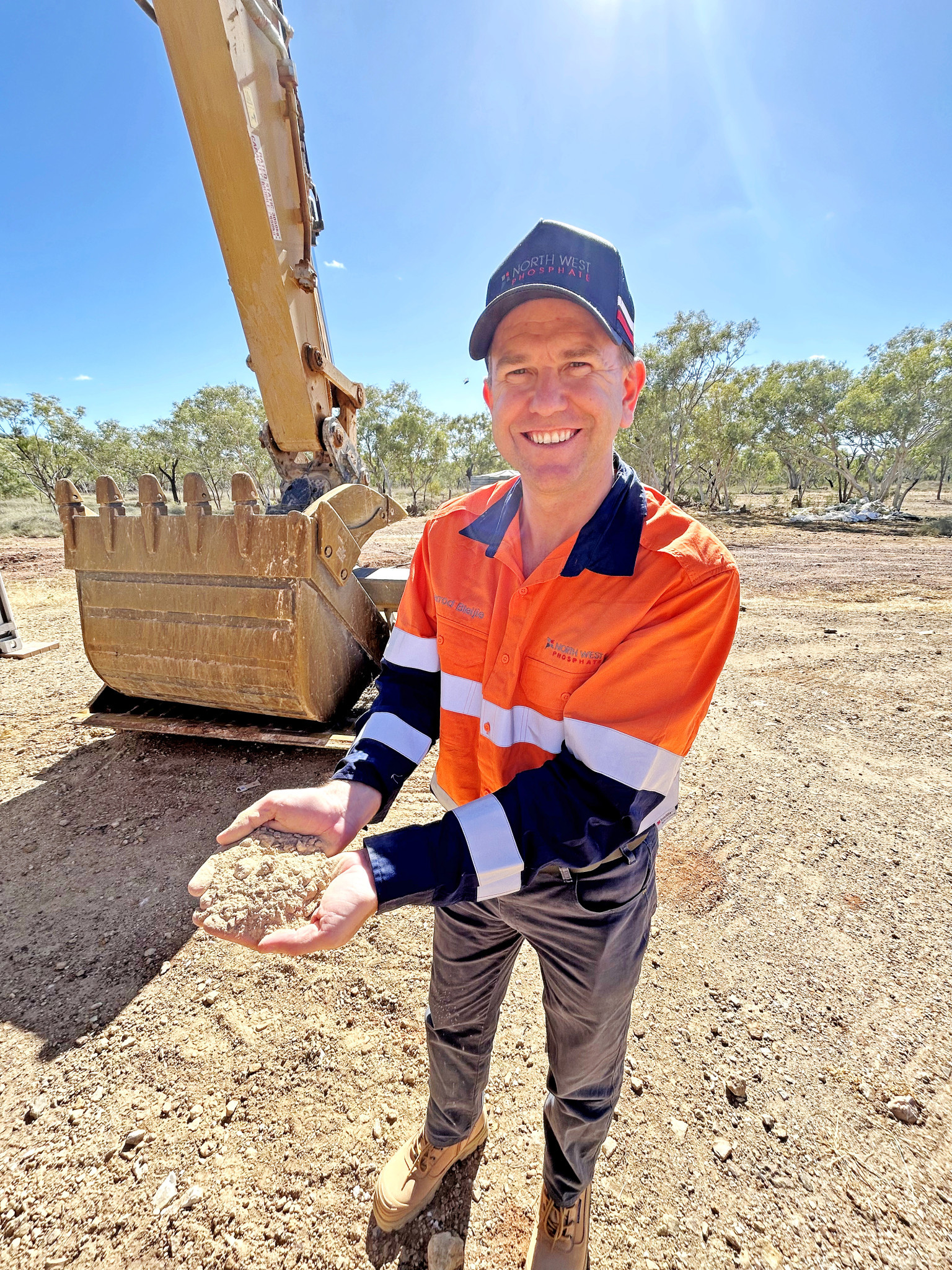 Queensland Deputy Premier and Minister for State Development Jarrod Bleijie at Paradise South, 130km north-west of Mount Isa on Friday, ahead of his announcement that PhosOne would be granted ‘prescribed project’ status.